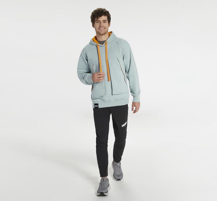 Hoka One One Kapşonlu Sweatshirt Kadın Mavi - Bondi - CG9830746